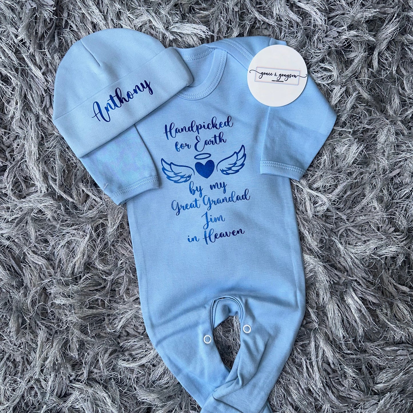 Hand Picked For Earth Baby Grow Set