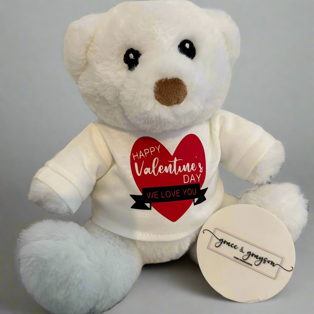 Valentine's Day Mini Heart T-Shirt Teddy