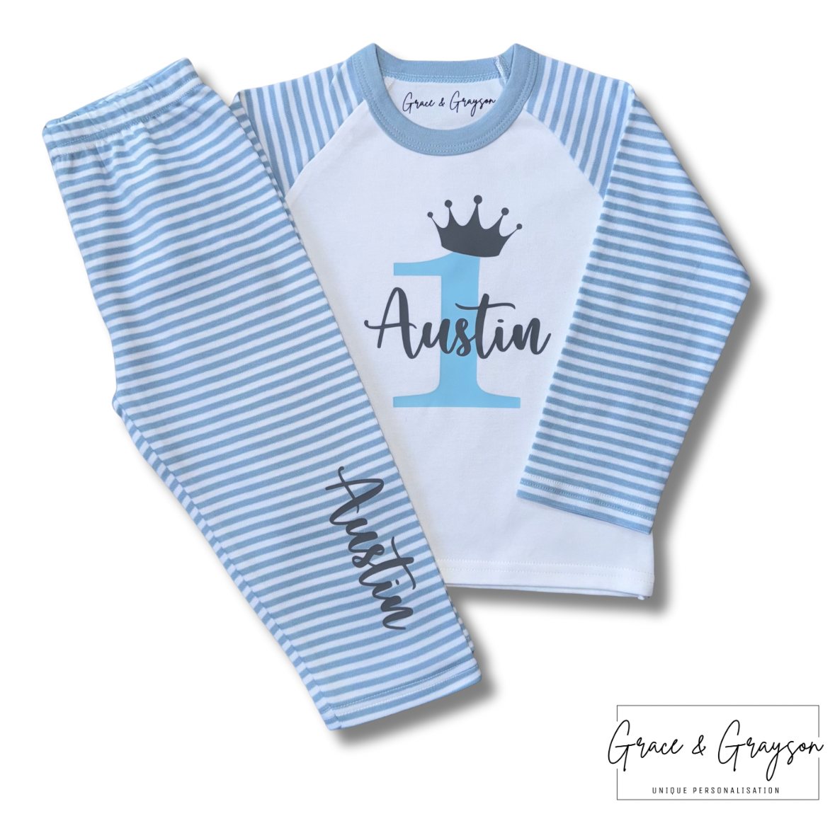 Personalised Birthday Number Pyjamas