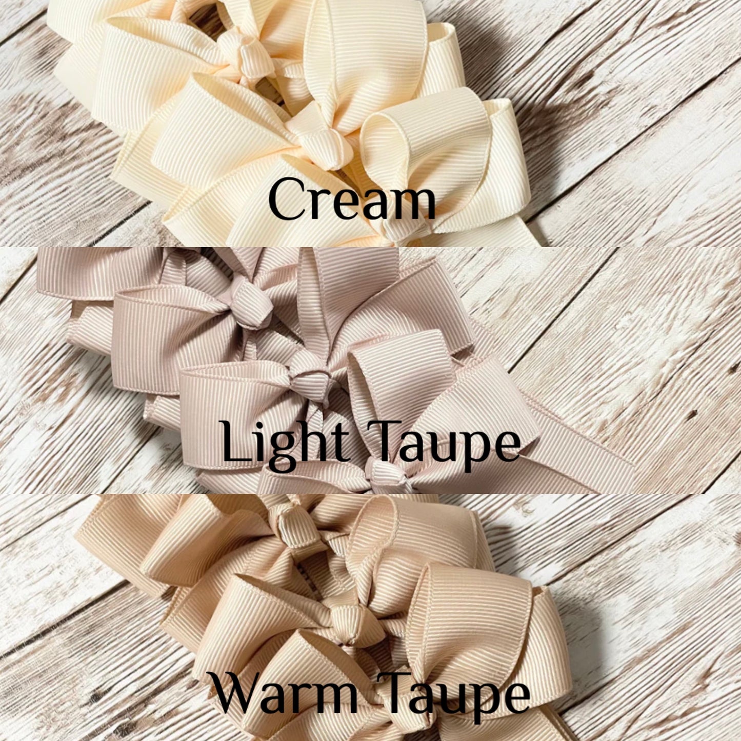 Personalised Heart Hair Bows