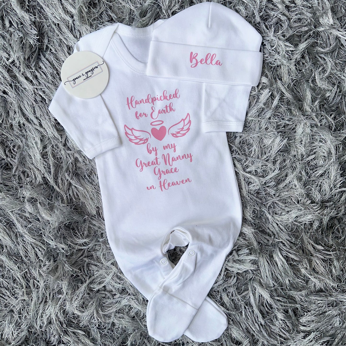 Hand Picked For Earth Baby Grow Set