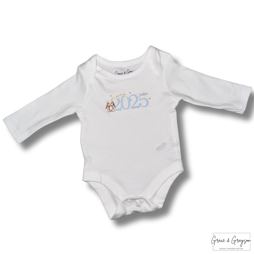 Born In 2025 Baby Vest