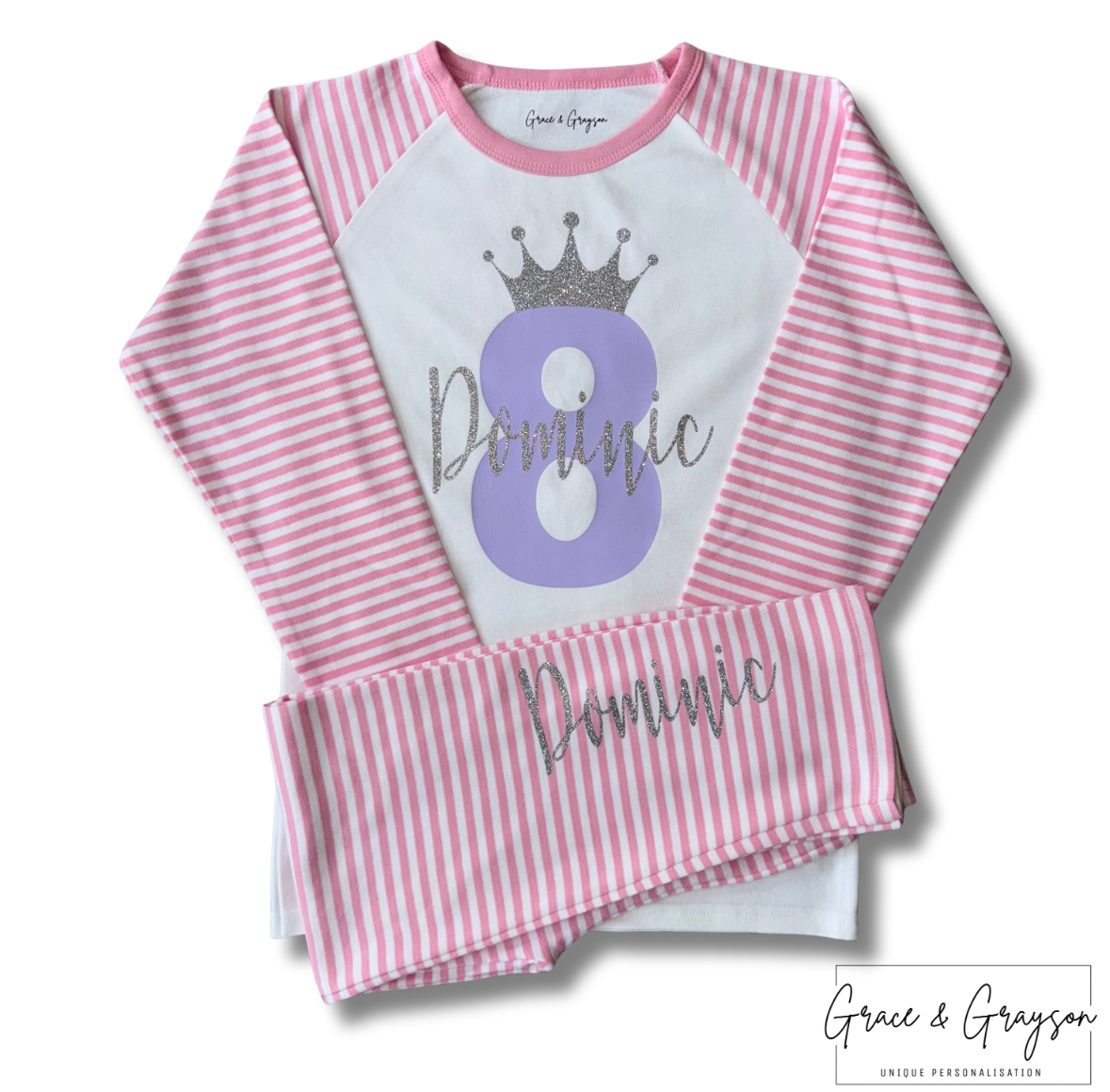 Personalised Birthday Number Pyjamas