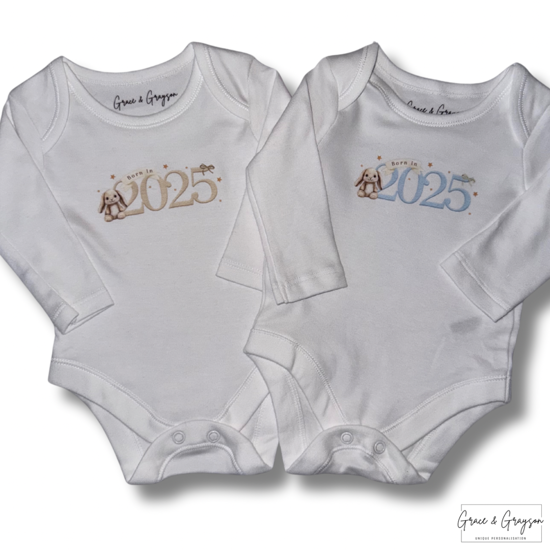 Born In 2025 Baby Vest