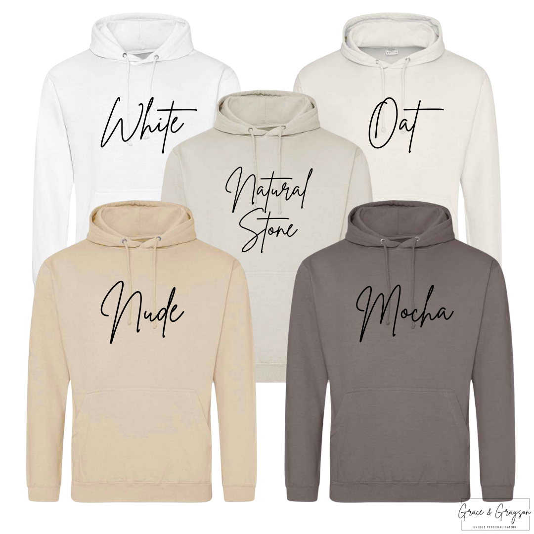 Adults Personalised I Wear My Heart On My Sleeve Hoodie