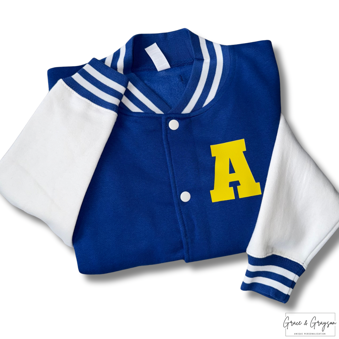 Personalised Initial Varsity Jacket