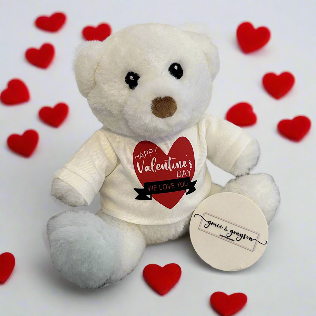 Valentine's Day Mini Heart T-Shirt Teddy