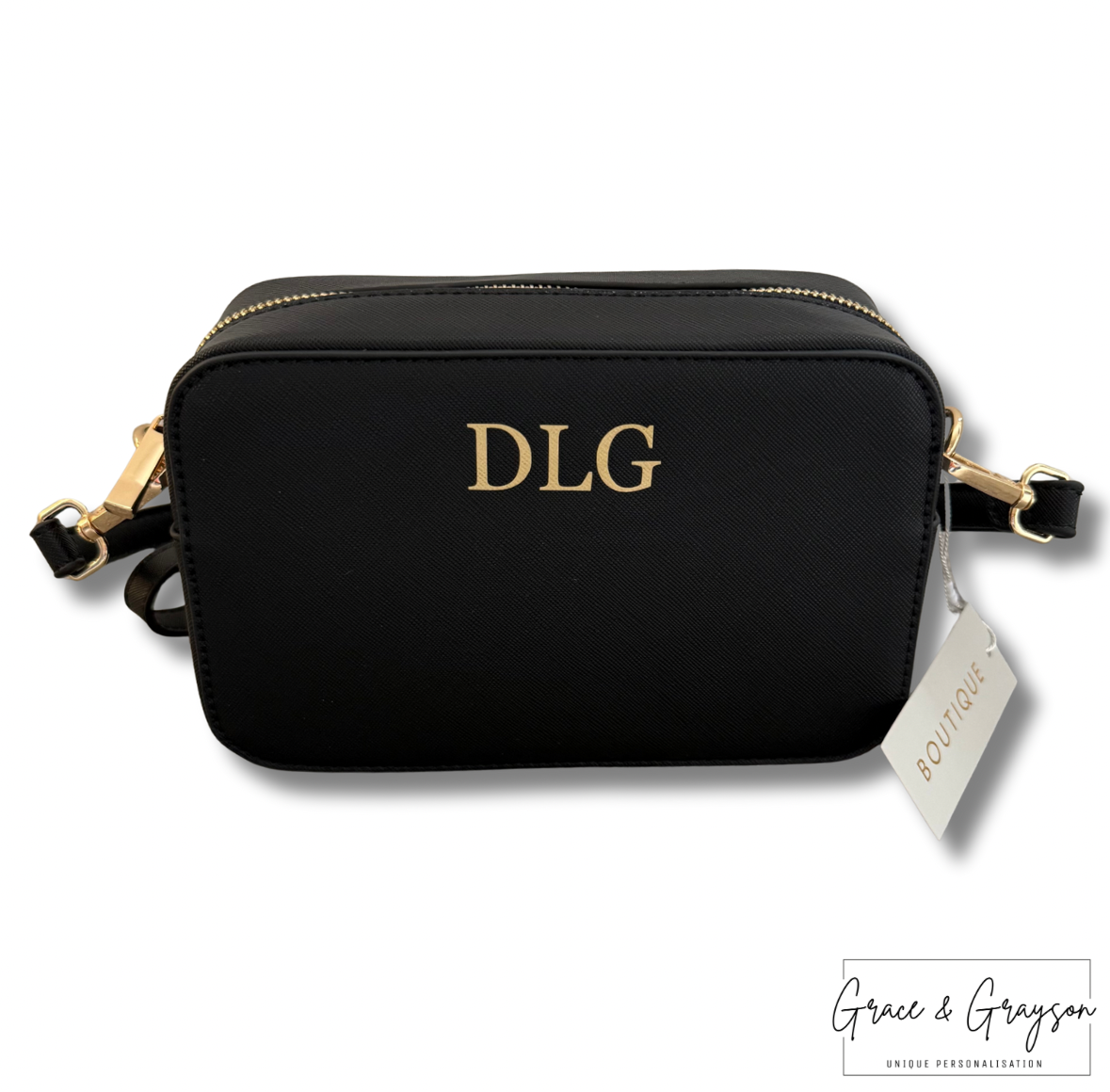 Personalised Initials Boutique Cross Body Bag