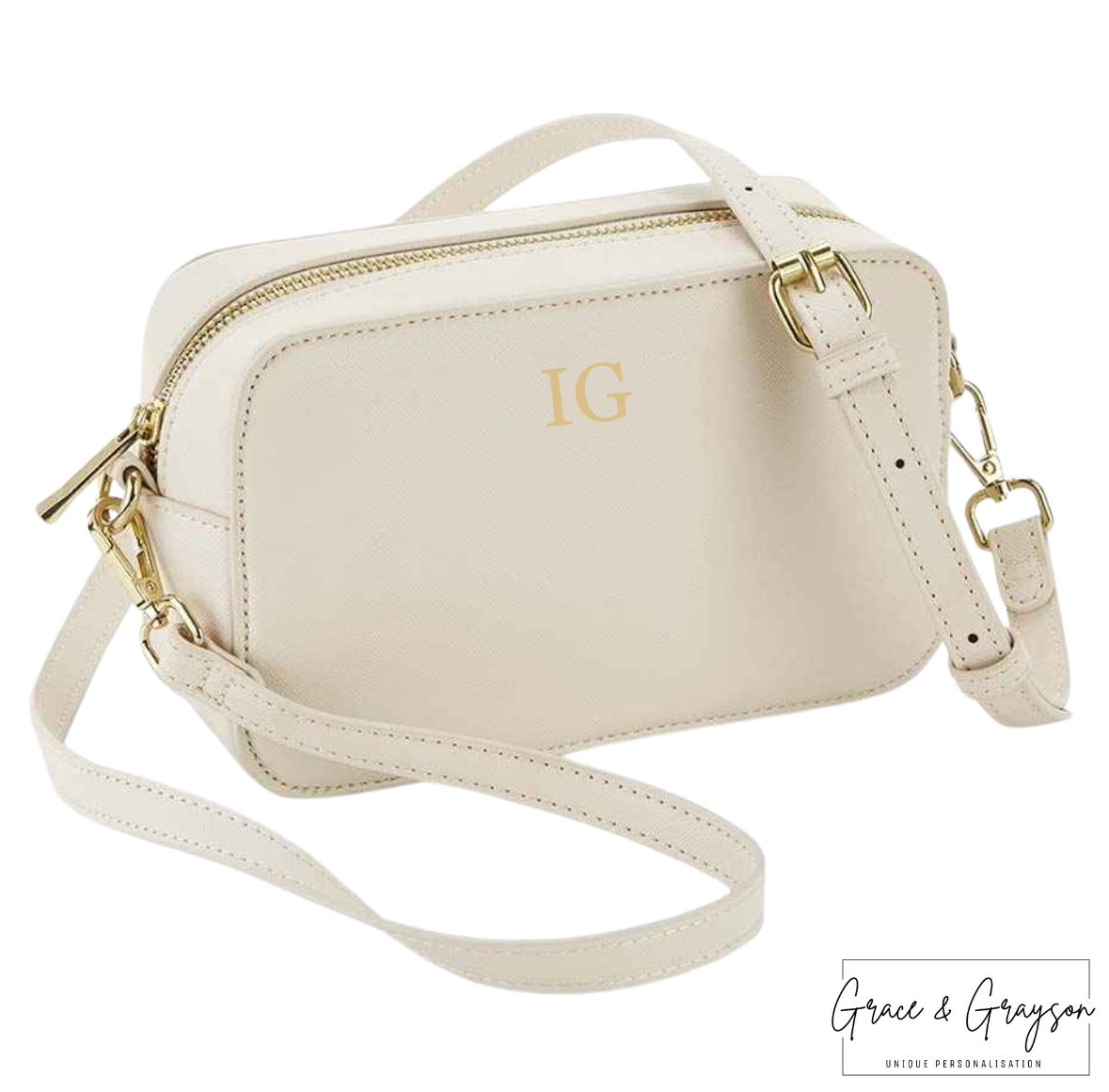 Personalised Initials Boutique Cross Body Bag