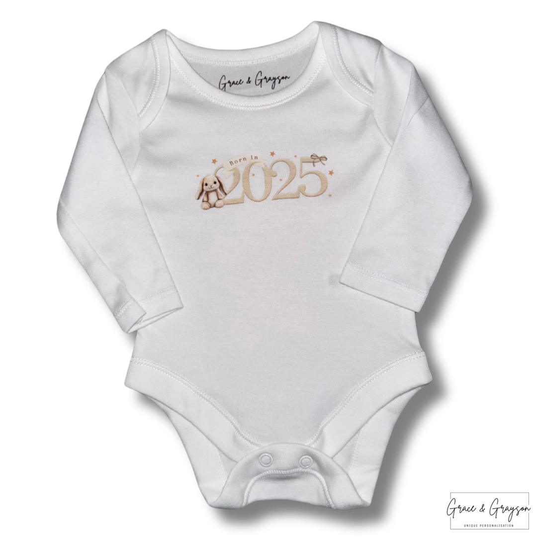 Born In 2025 Baby Vest