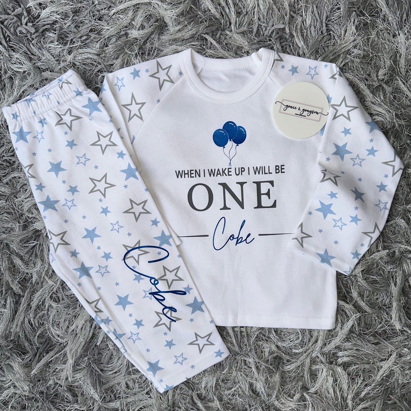 Personalised When I Wake Up Boys Birthday Pyjamas