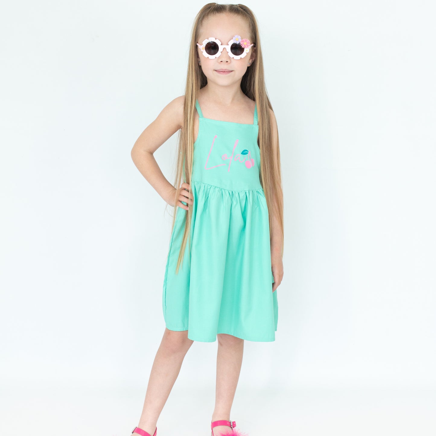 Personalised Cherry Strappy Dress