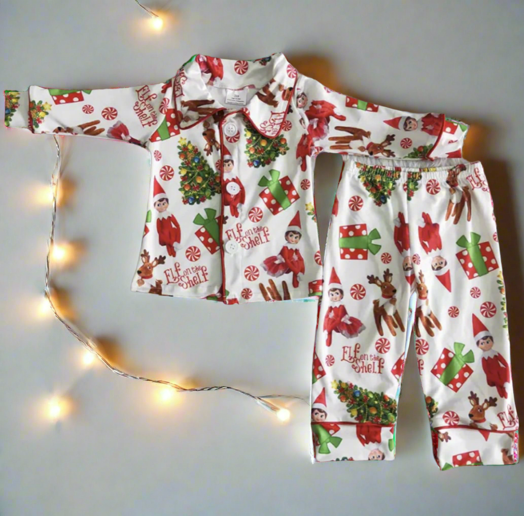 Elf On The Shelf Boys Pyjamas