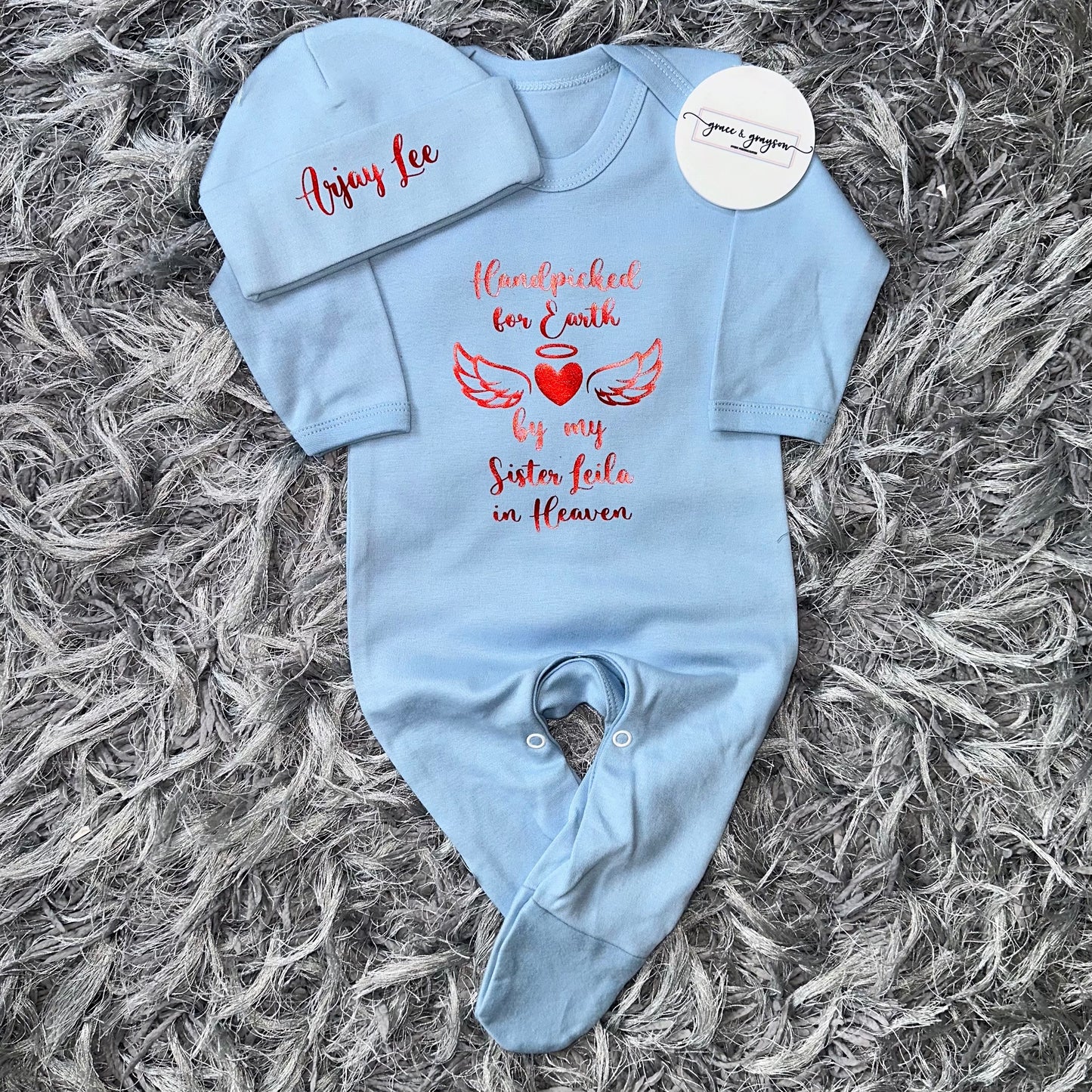 Hand Picked For Earth Baby Grow Set