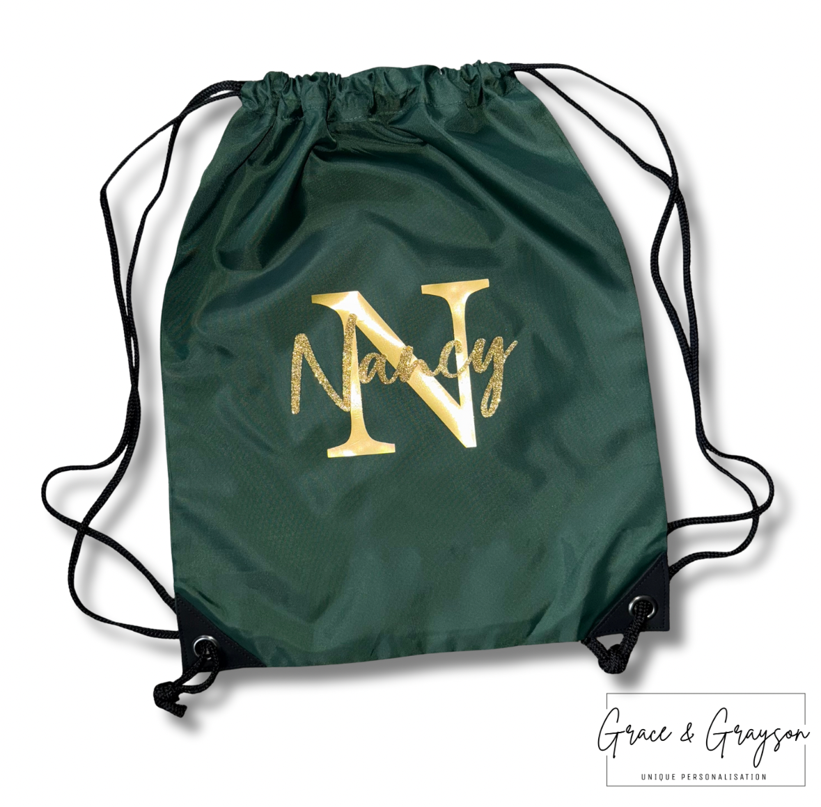 Kids Personalised Name & Initial Sports Bag