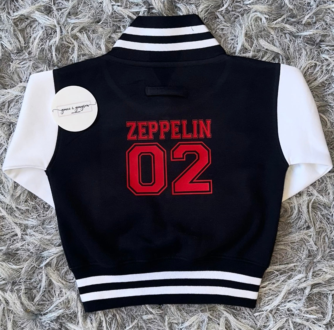 Personalised Name & Number Varsity Jacket