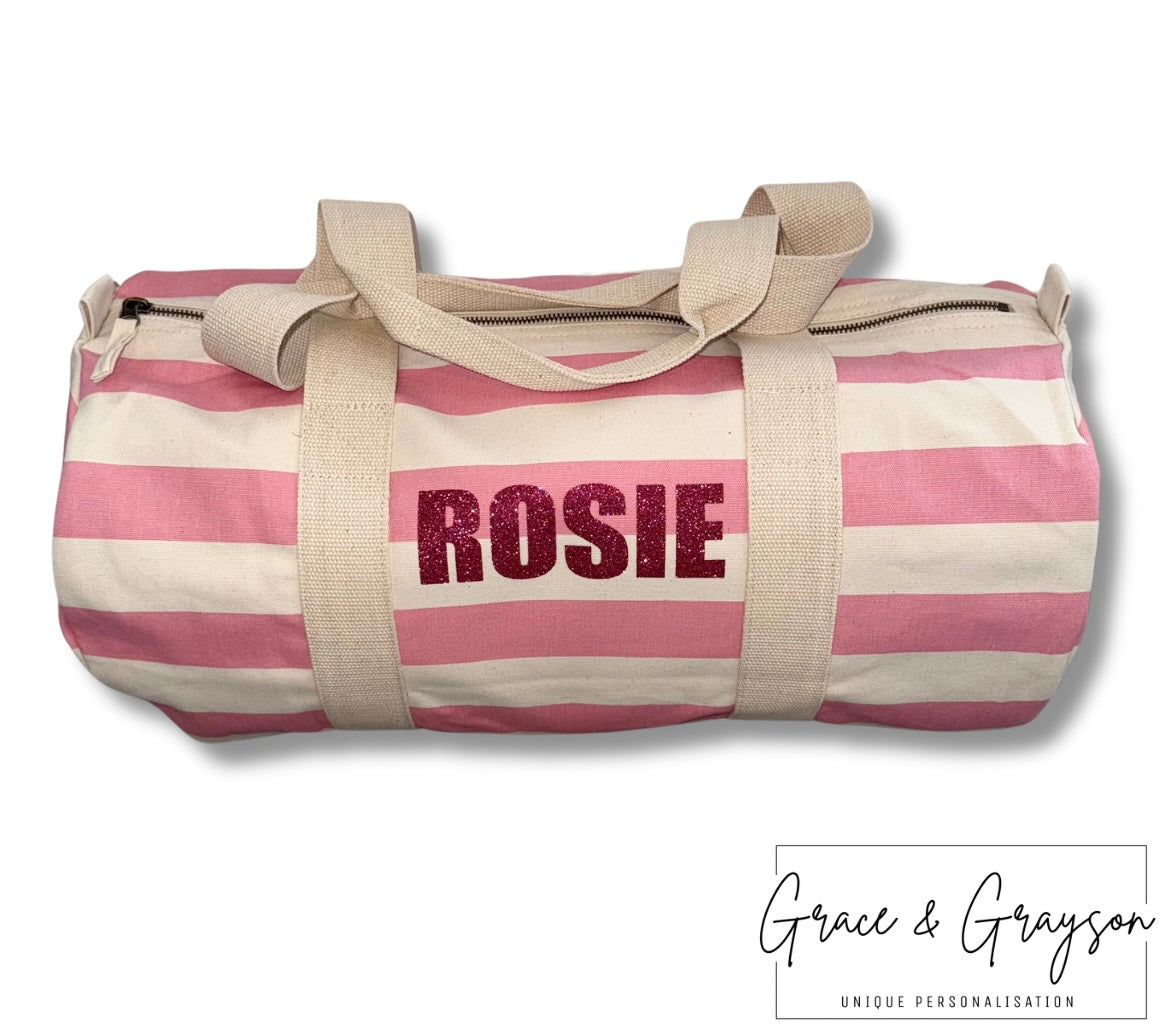 Personalised Barrel Bag