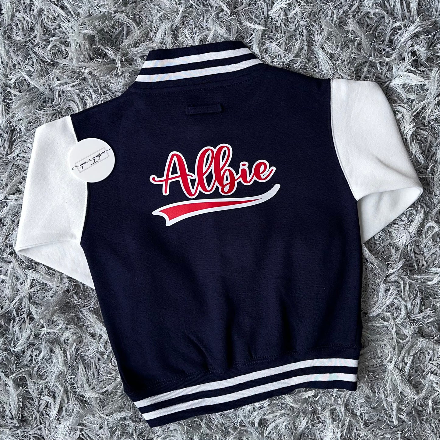 Personalised Swoosh Varsity Jacket