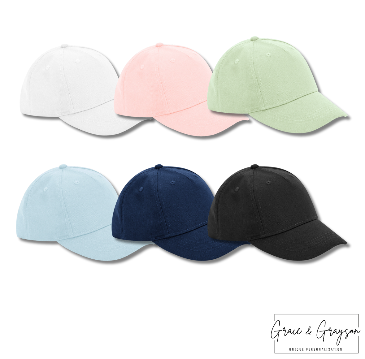Kids Personalised 5 Panel Snapback Cap