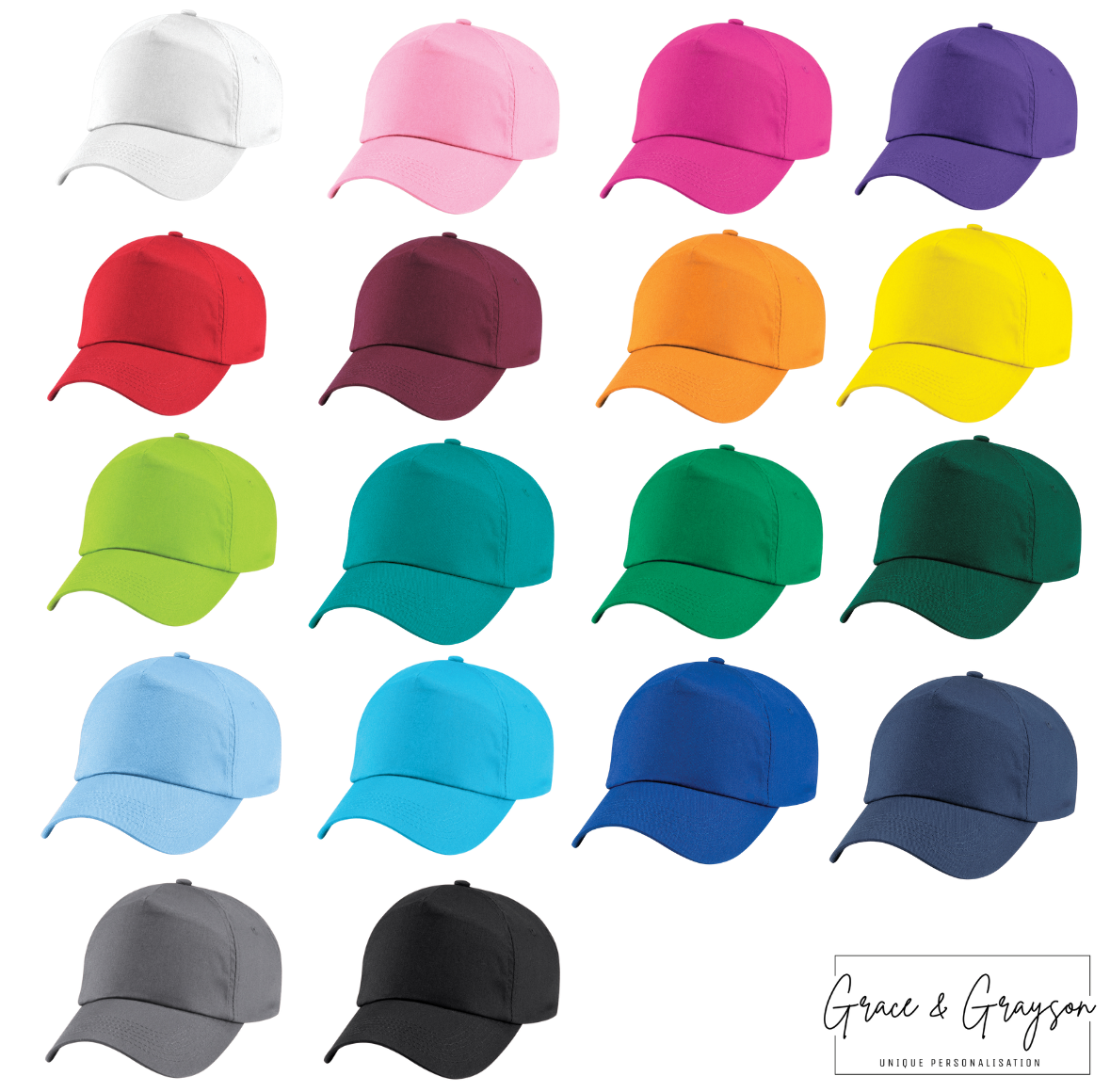 Grace & Grayson Kids Cap Colours