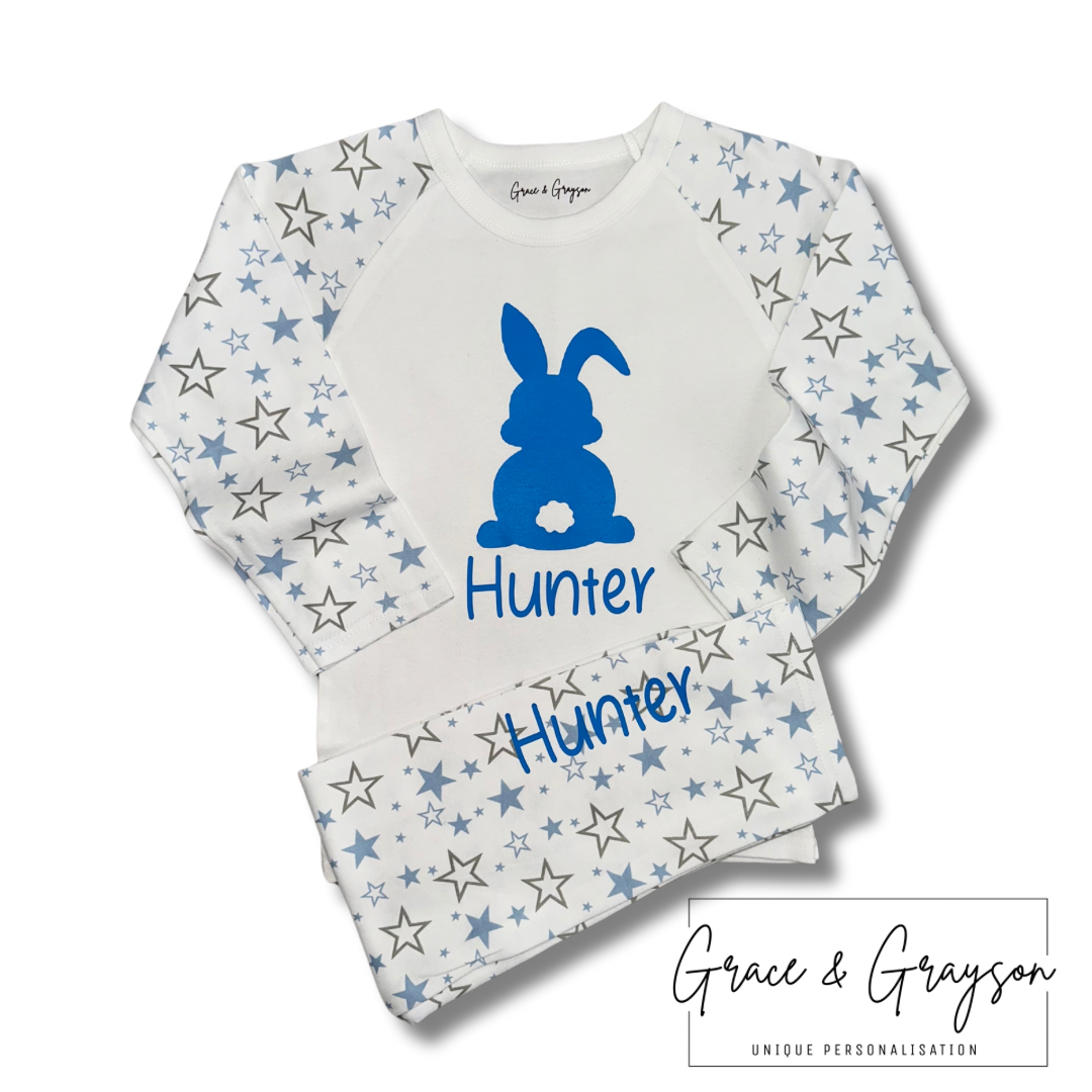 Personalised Easter Bunny Pyjamas