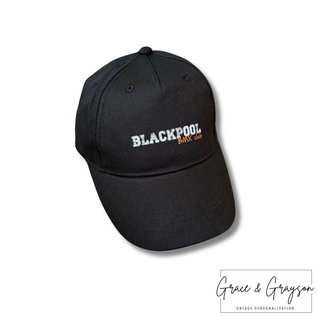 Adults Unisex Blackpool BMX Black Cap