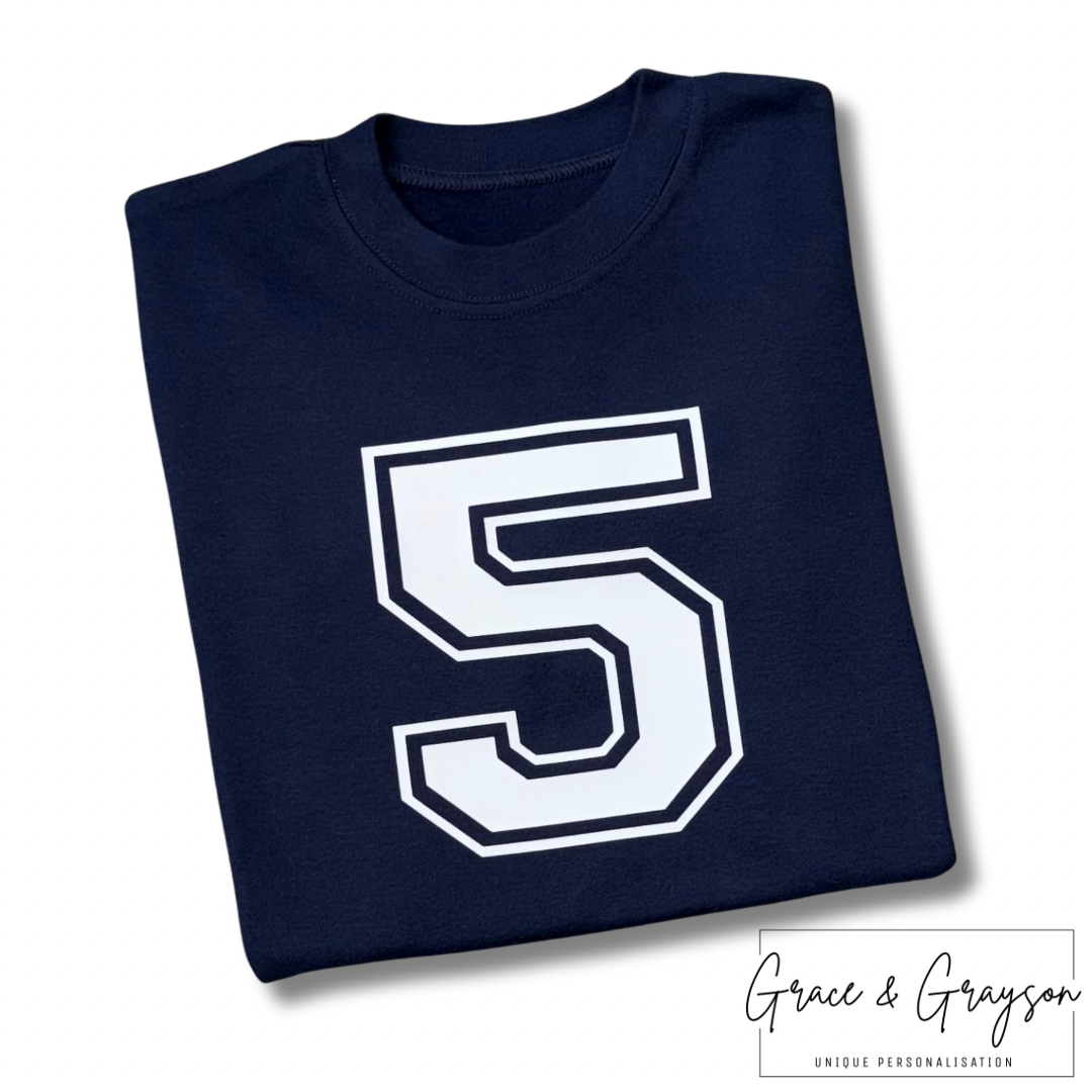 Personalised Number T-Shirt