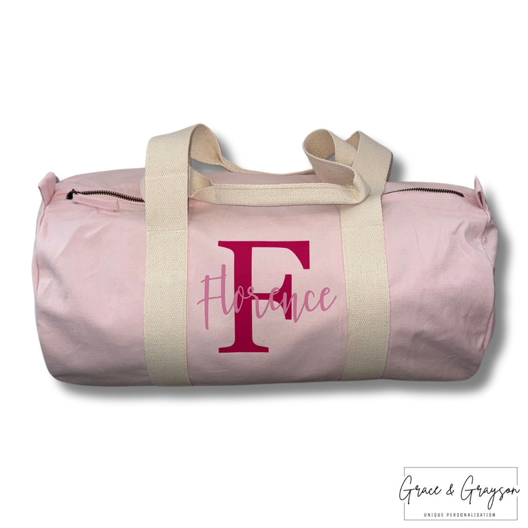 Name & Initial Barrel Bag