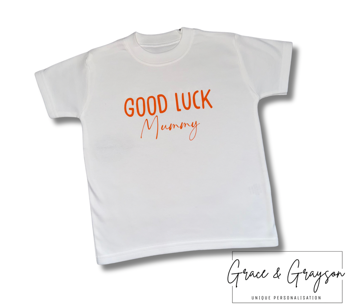 Personalised Good Luck T-Shirt