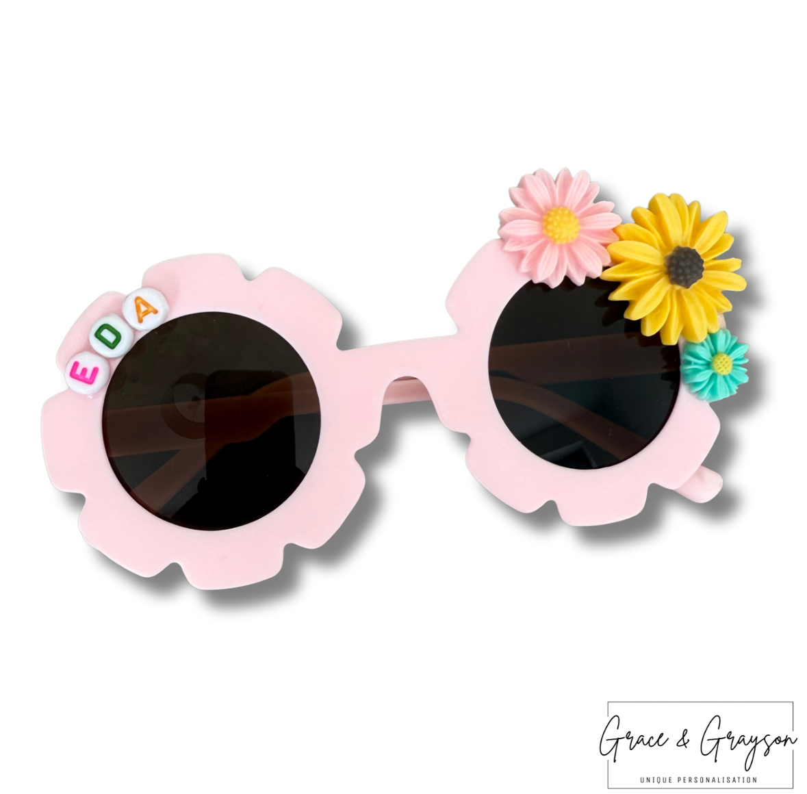 Children's Personalised Flower Sunglasses