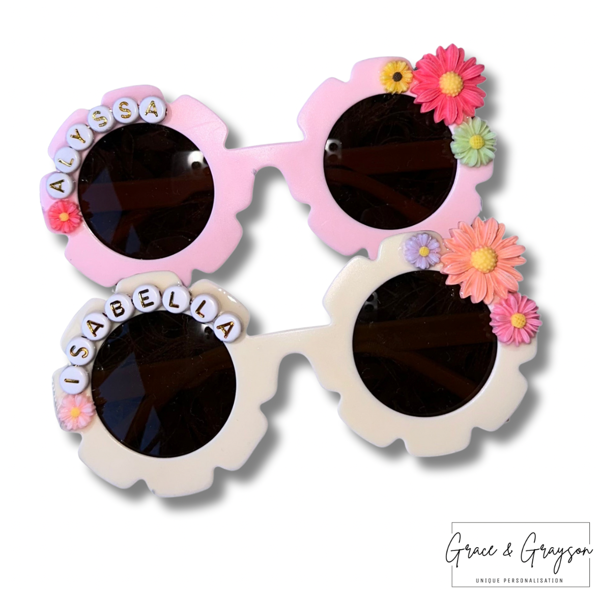 Children's Personalised Flower Sunglasses