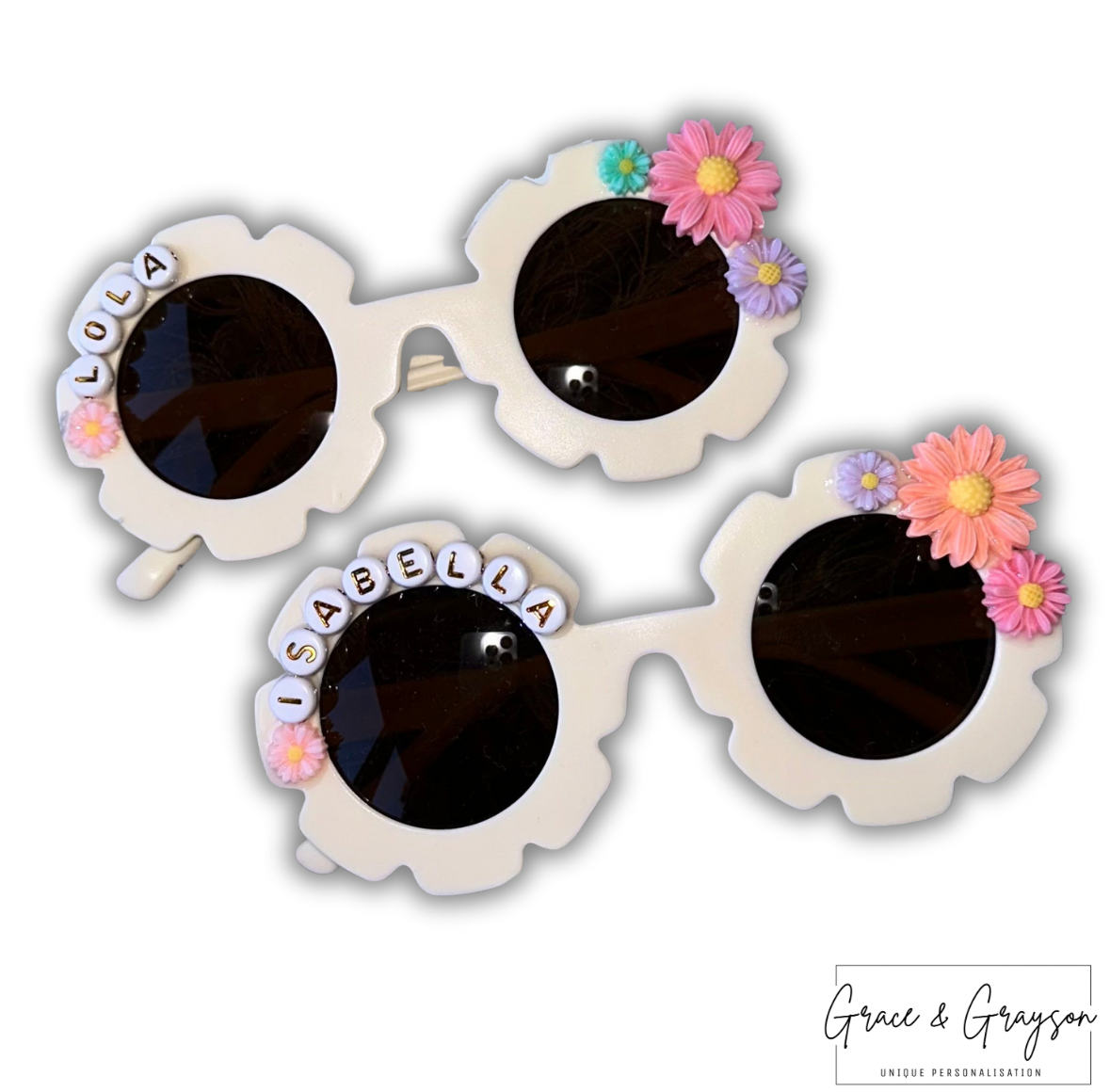 Children's Personalised Flower Sunglasses