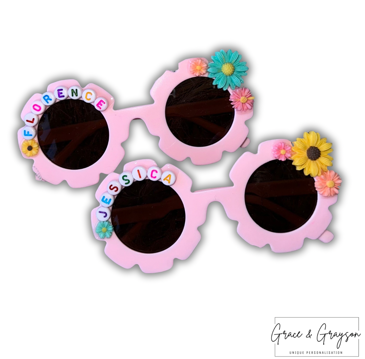 Children's Personalised Flower Sunglasses
