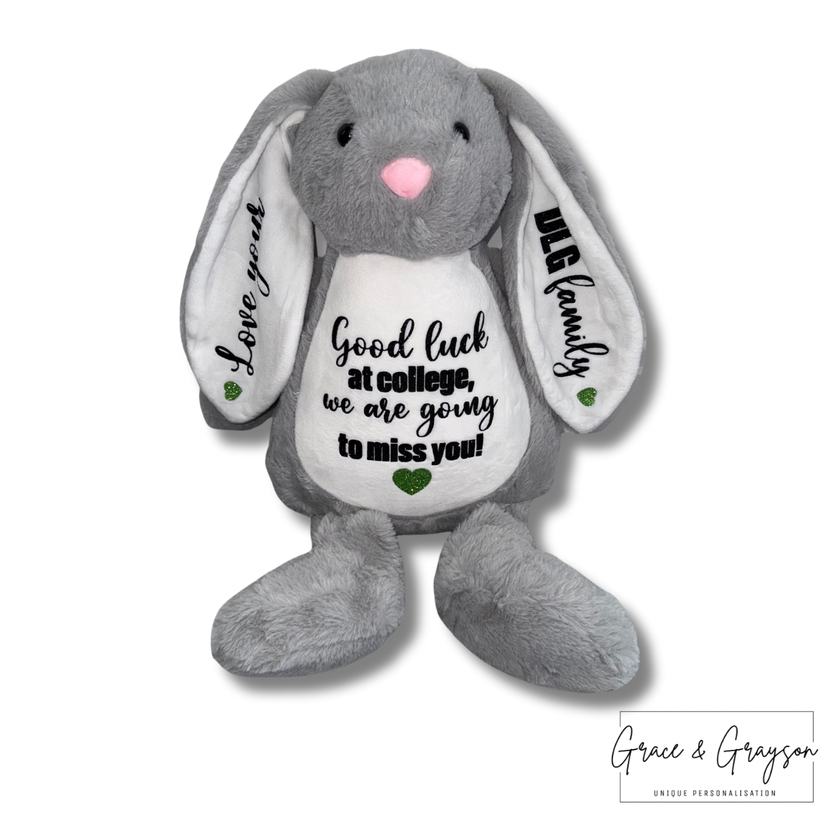 Personalised Good Luck Teddy Bear