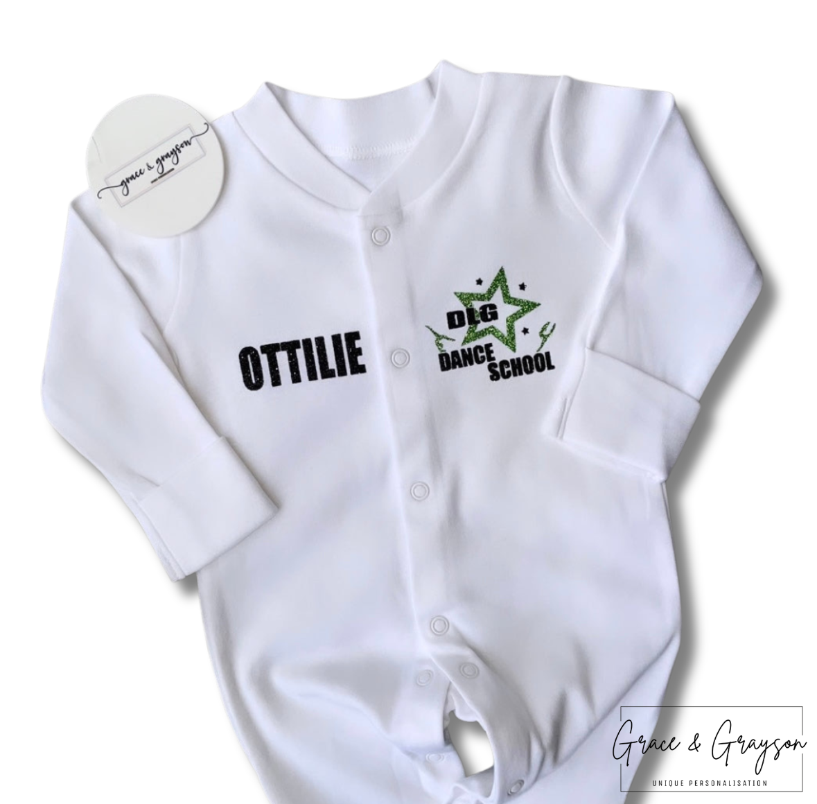 DLG Dance School Baby Grow