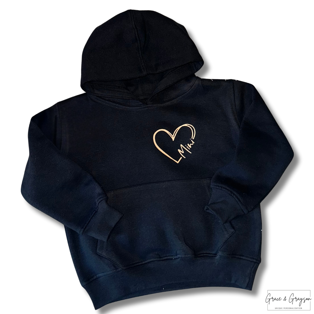 Kids Personalised Mama And Mini Hoodie