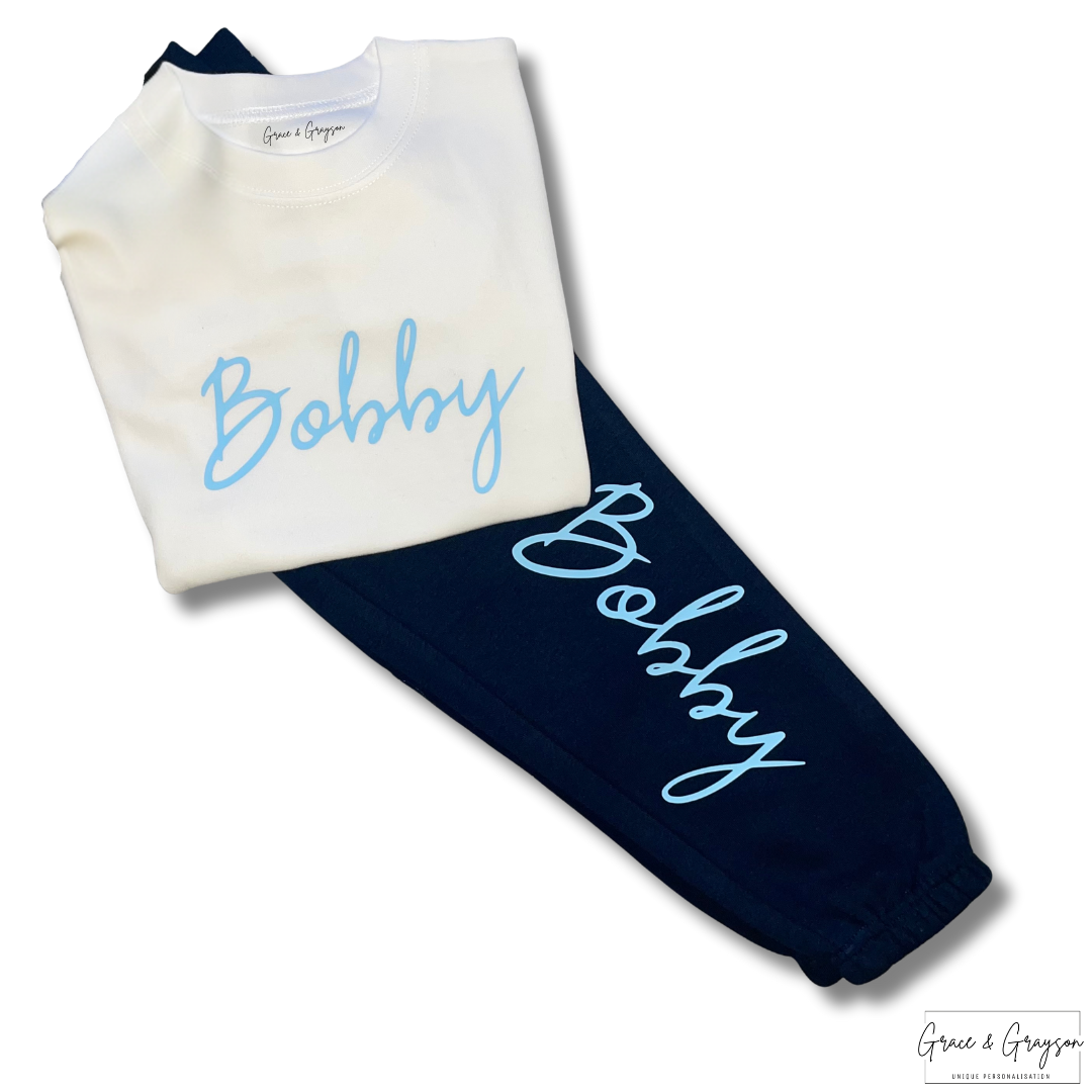 Kids Personalised T-Shirt & Joggers