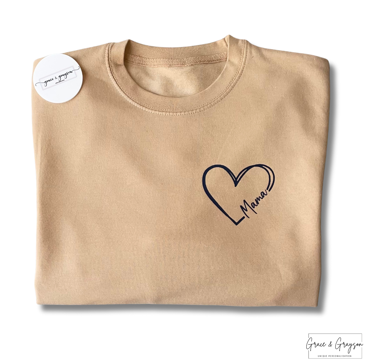 Adults Mama & Mini Heart Sweatshirt