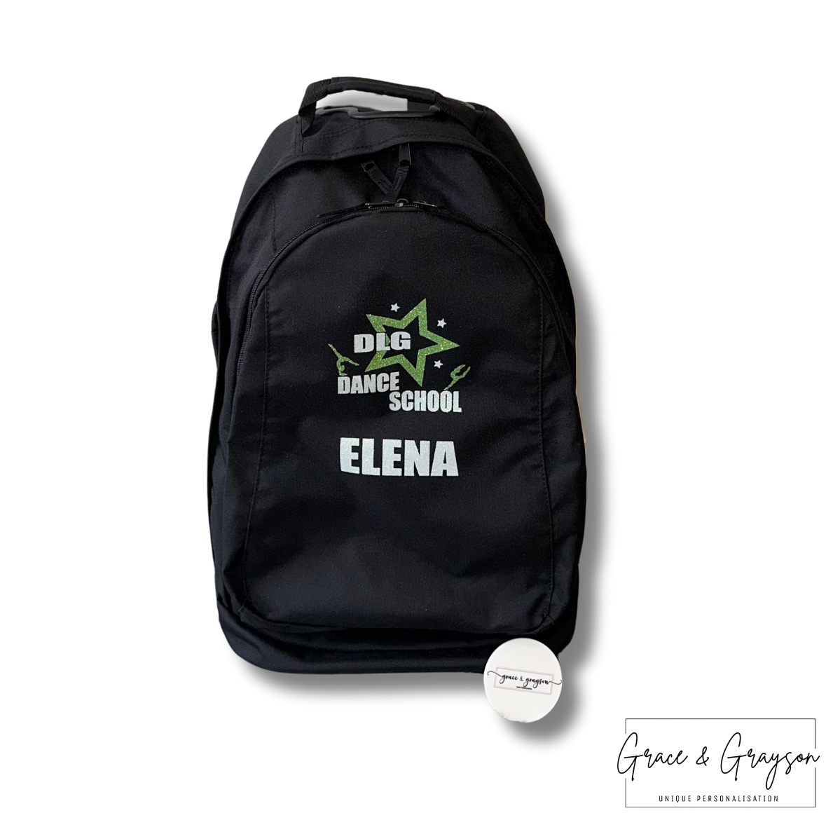 DLG Dance School Pull Along Wheelie Bag
