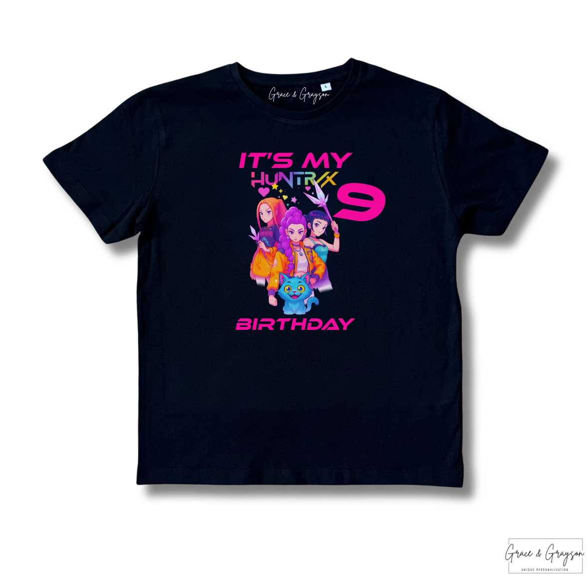 Personalised It's My Huntrix Birthday T-Shirt