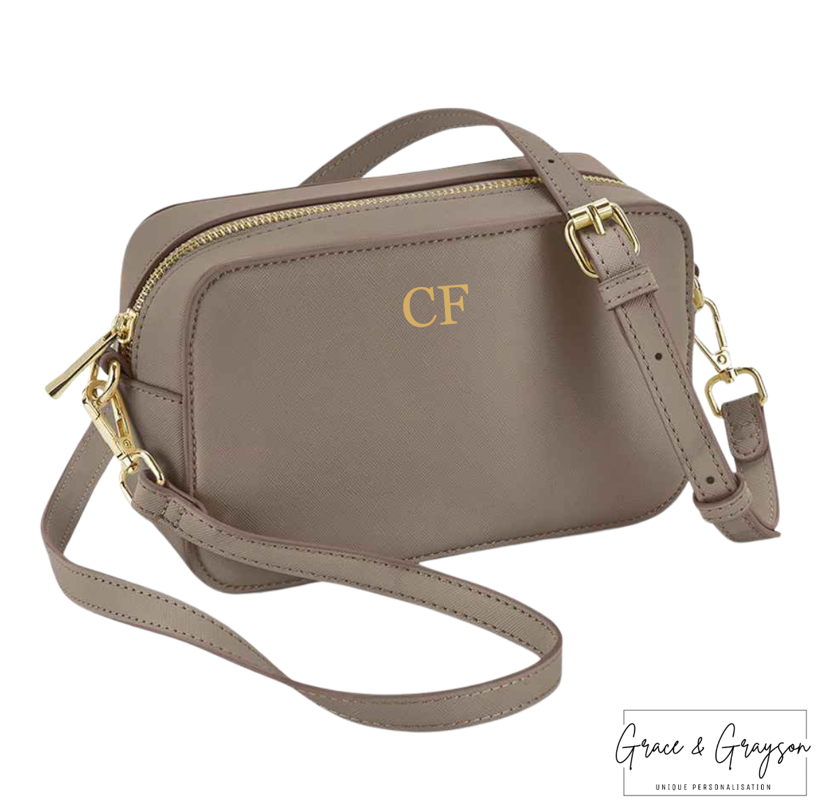Personalised Initials Boutique Cross Body Bag