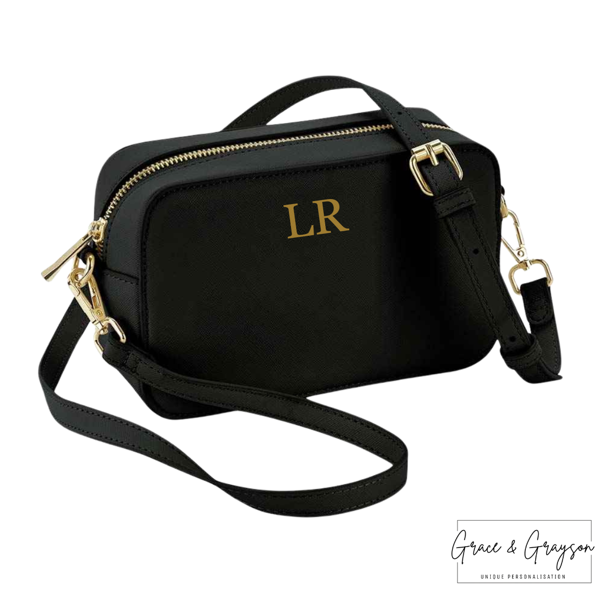 Personalised Initials Boutique Cross Body Bag