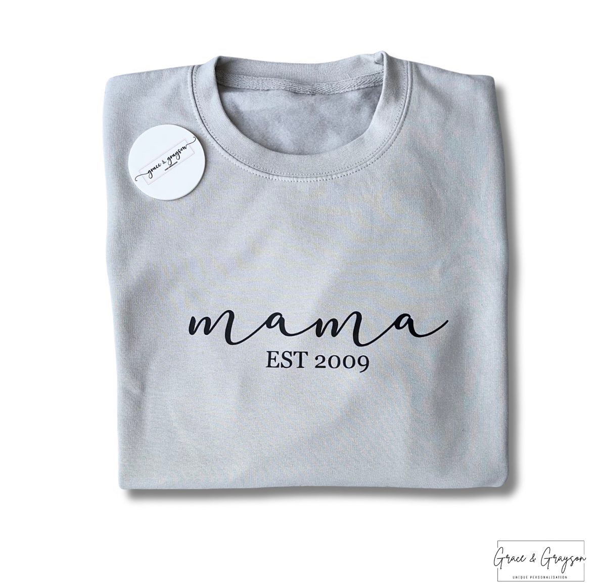 Adults Personalised Mama Est Sweatshirt