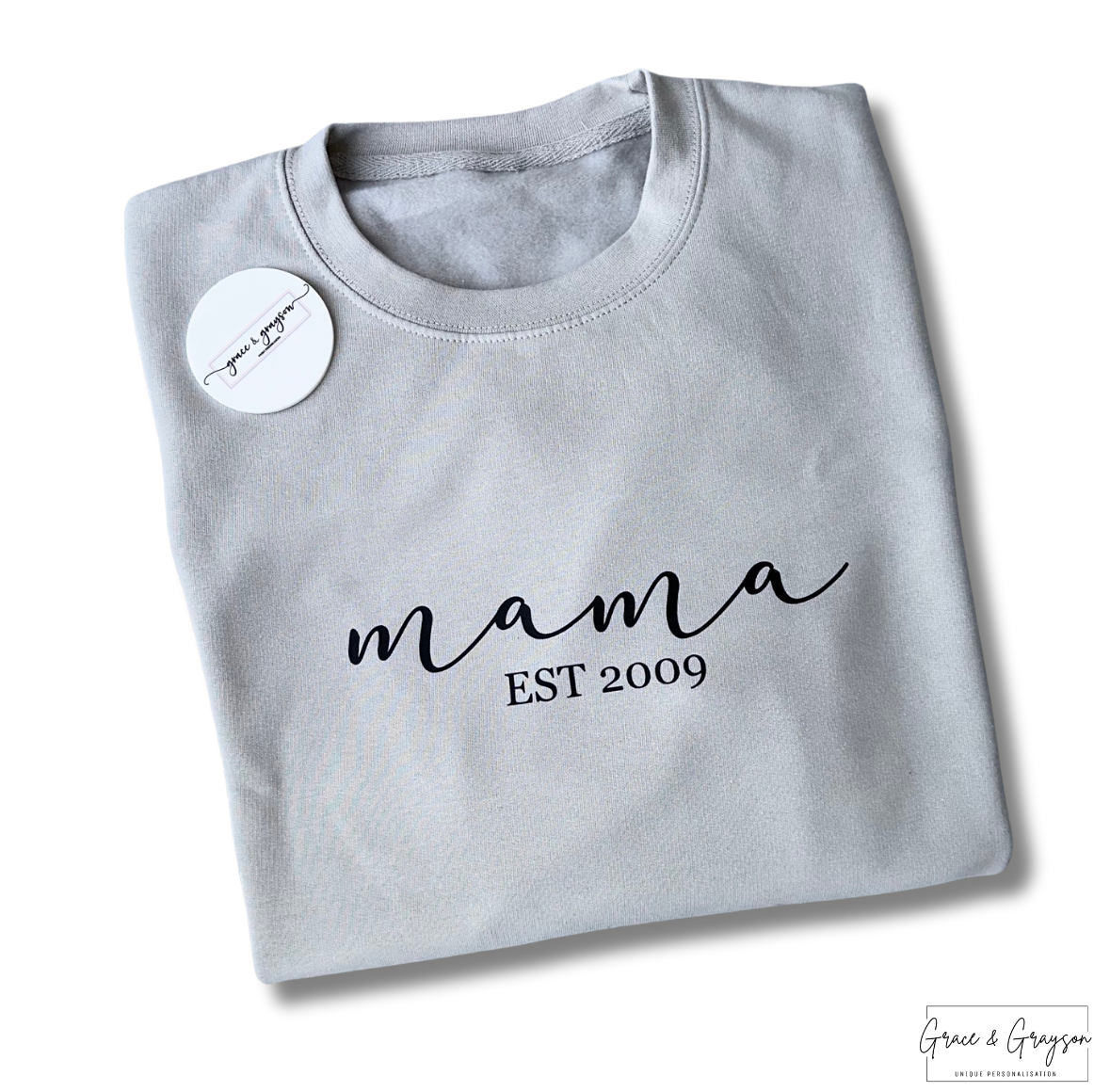 Adults Personalised Mama Est Sweatshirt