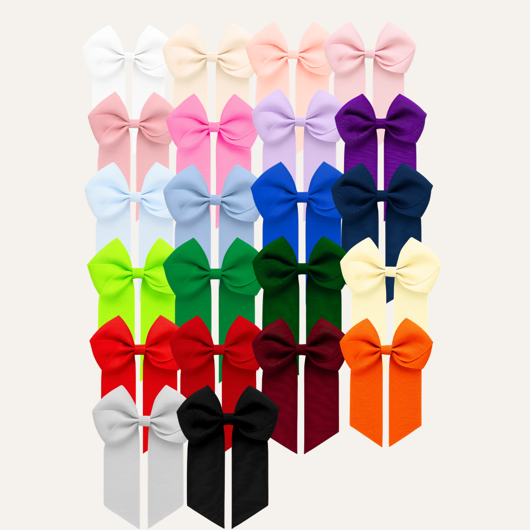 Personalised Heart Hair Bows