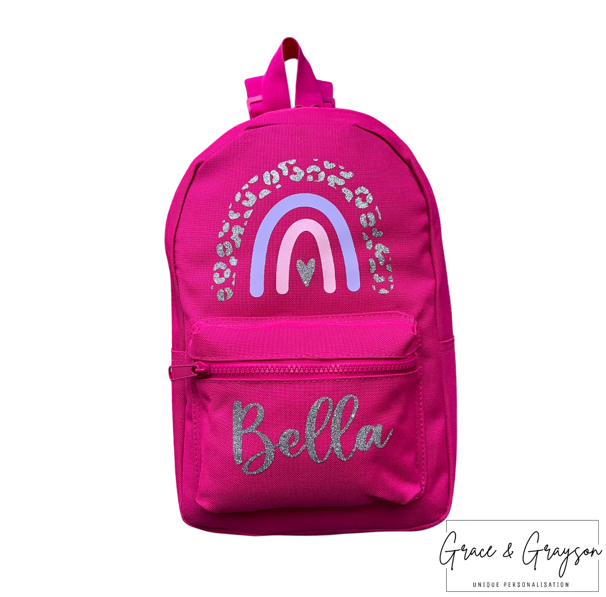 Kids Personalised Rainbow Backpack