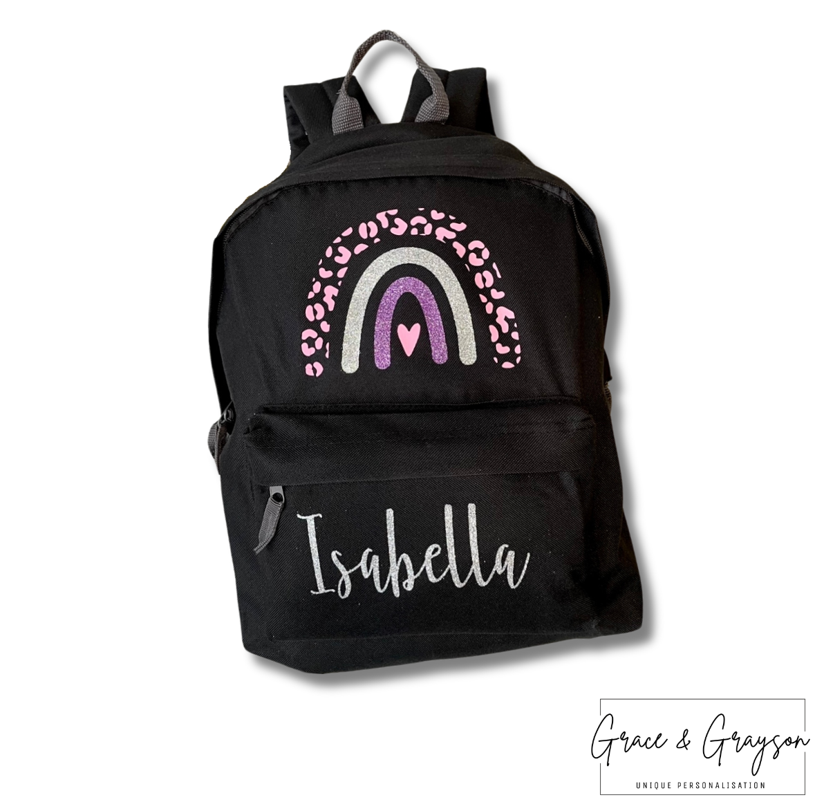 Kids Personalised Rainbow Backpack