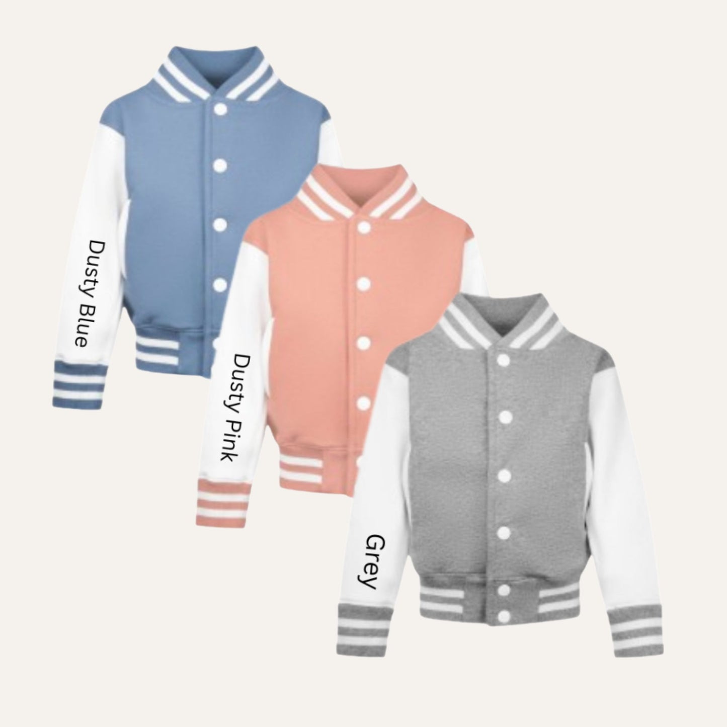 Personalised Name & Number Varsity Jacket