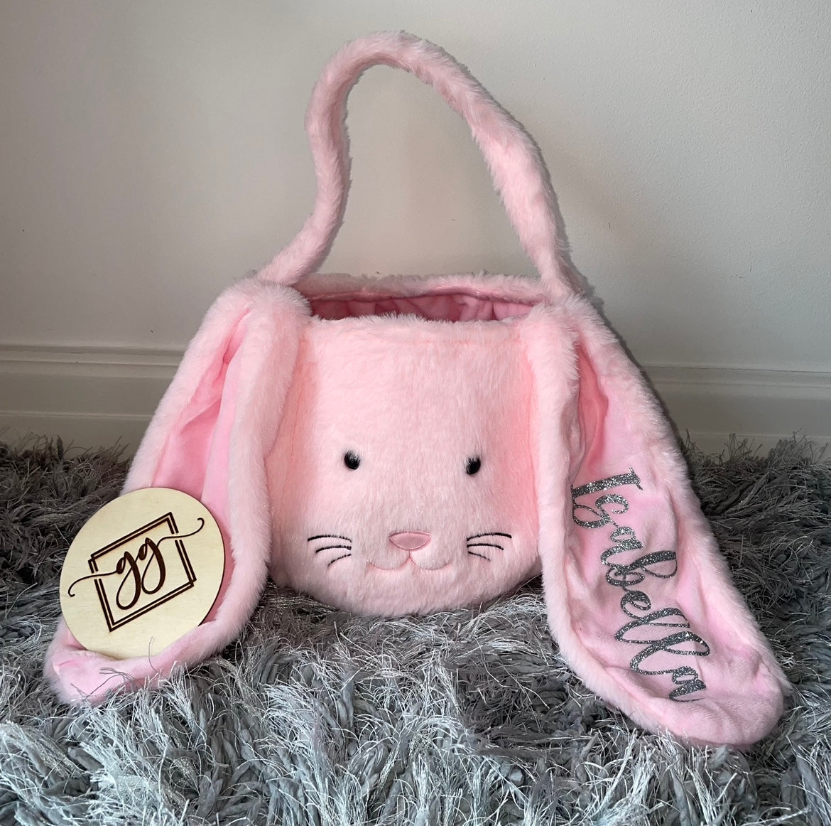 Personalised Plush Easter Bunny Baskets