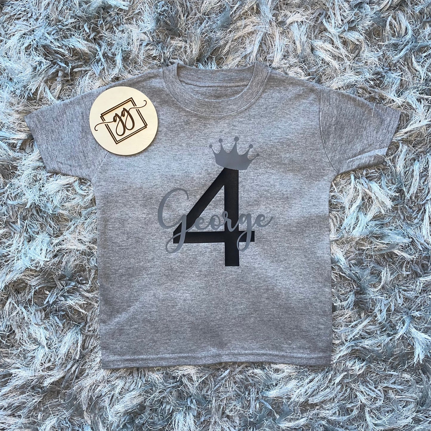 Personalised 4th Birthday T-Shirt